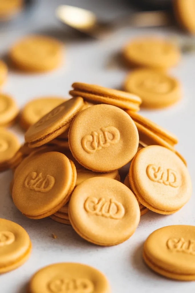 Gold Coin Sugar Cookies