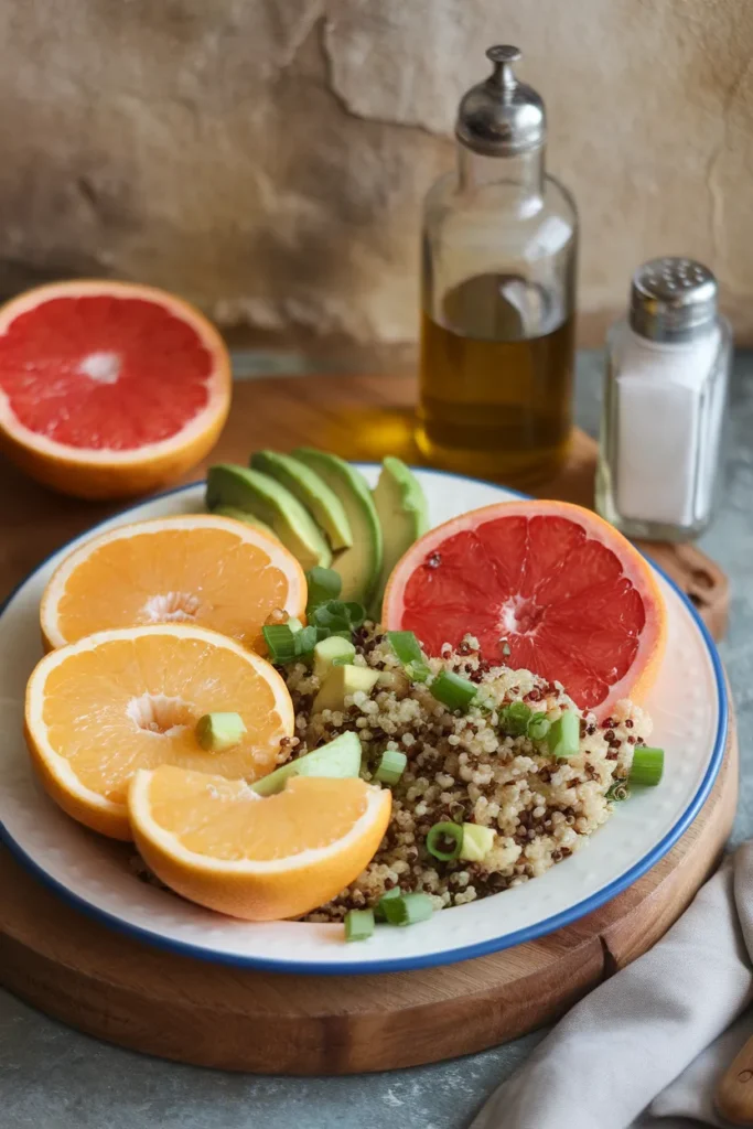 Grapefruit Quinoa Salad