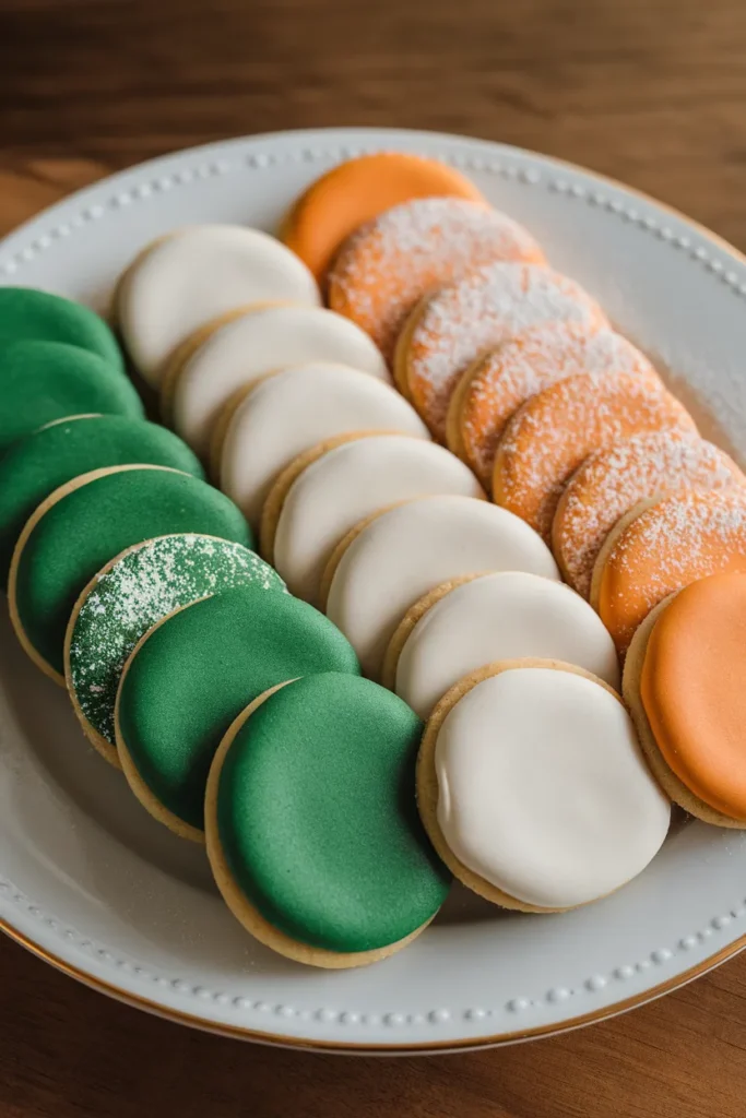 Irish Flag Cookies