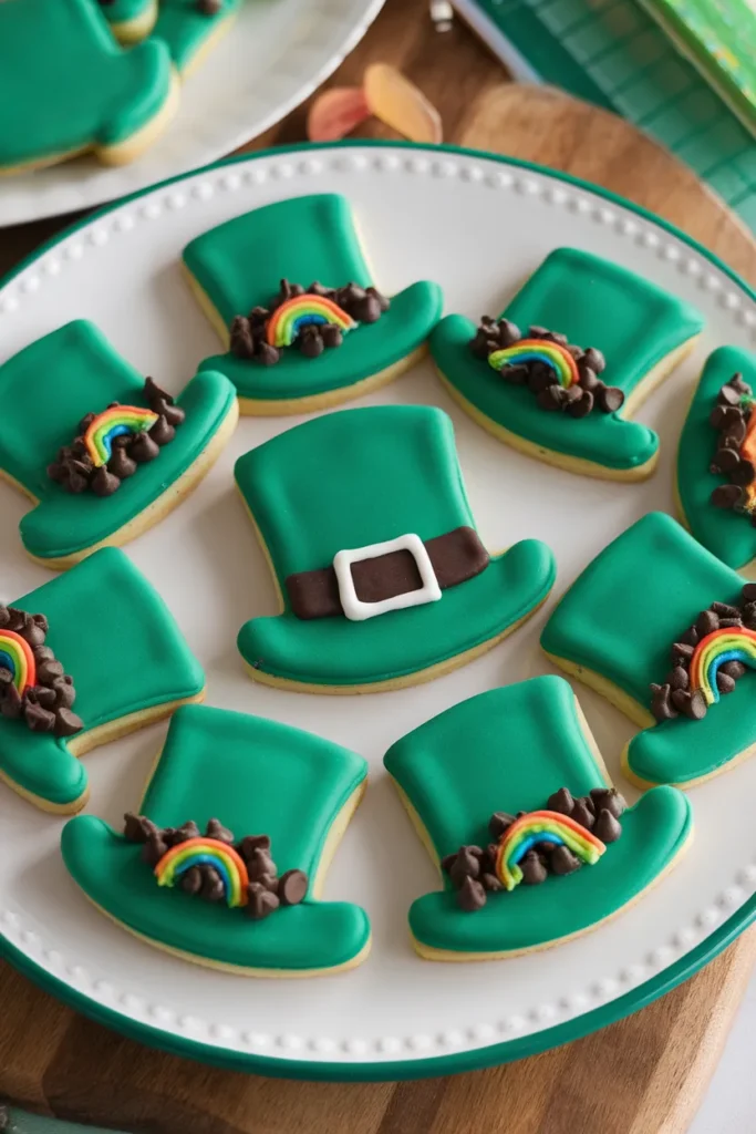 Leprechaun Hat Cookies