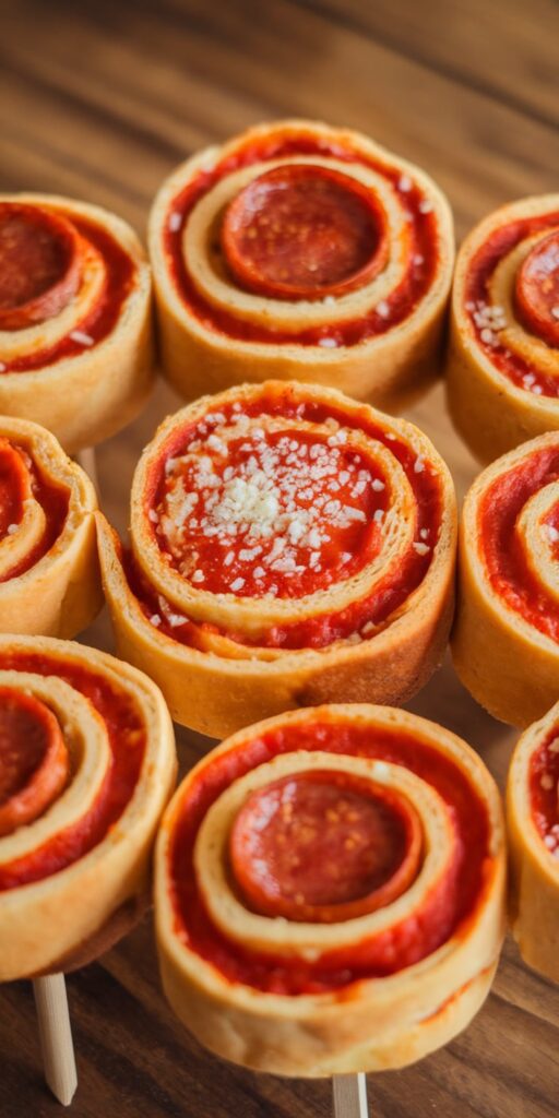 Mini Pepperoni Pizza Pinwheels