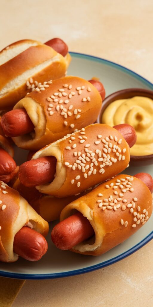Mini Pretzel Dogs