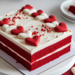Moist Red Velvet Sheet Cake for Valentine’s Day 3 Moist Red Velvet Sheet Cake for Valentine’s Day