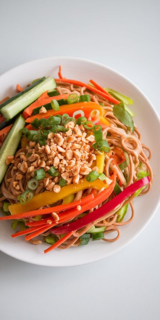 Peanut Noodle Salad Cold Addictive