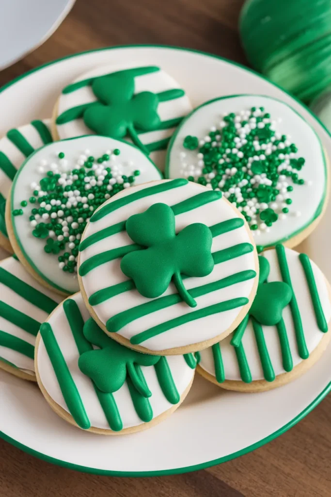 Shamrock Shake Cookies