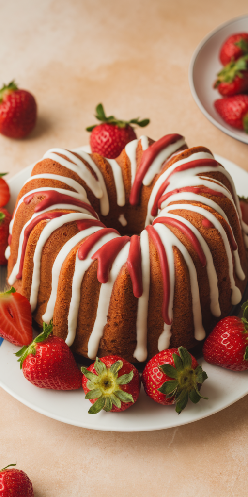 Valentine’s Day Bundt Cake with Cream Cheese Filling (So Pretty!) 2 Valentines Day Bundt Cake