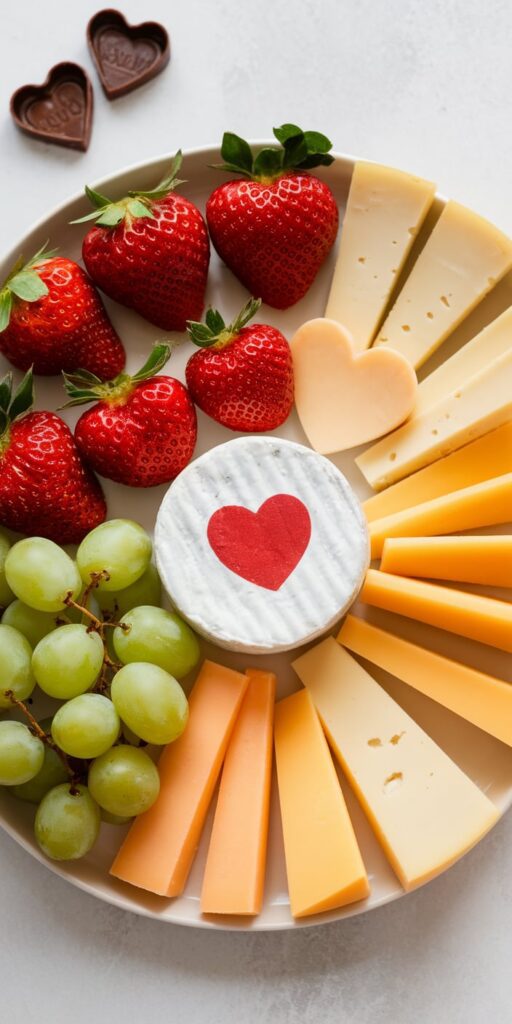 17 Valentine’s Day Brunch Recipes So Good They’ll Make You Forget Dinner Exists 13 Valentines Day Fruit Cheese Plate