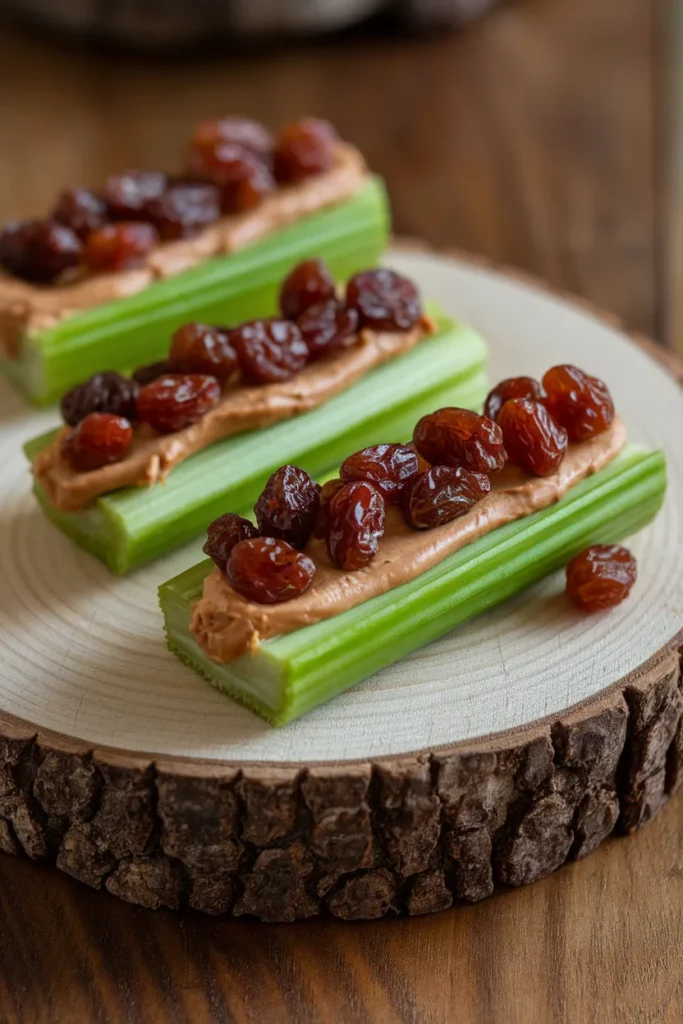 9 Healthy After School Snacks for Kids Will Actually Beg You to Make 7 Ants on a Log