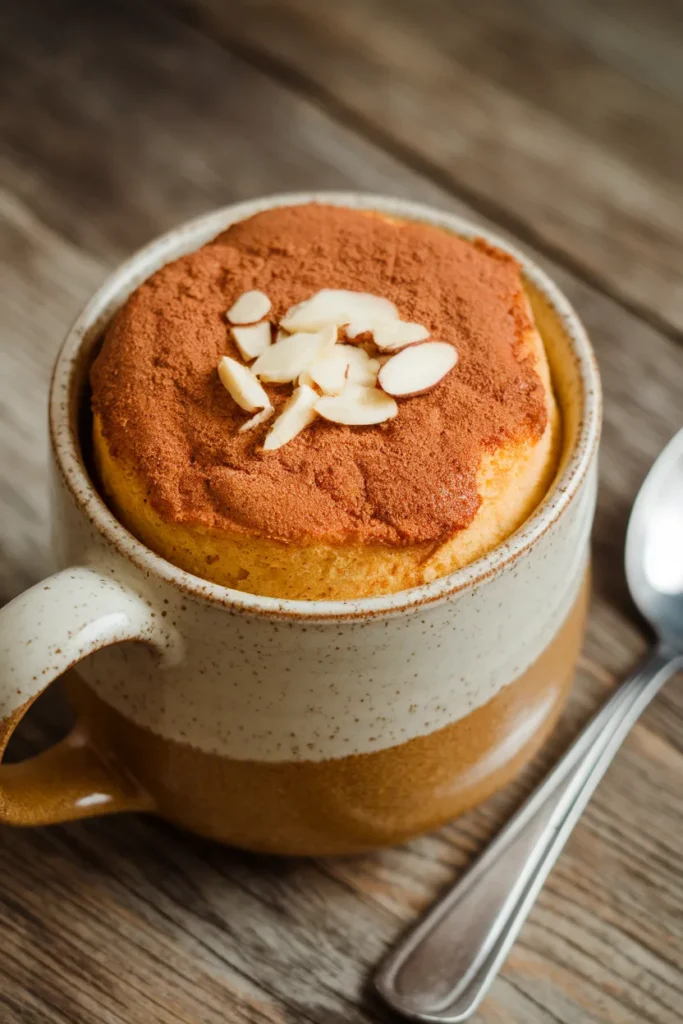 7 Healthy Mug Cake Breakfast Recipes You'll Want to Make Every Single Morning 5 Apple Cinnamon Almond Flour Mug Cake
