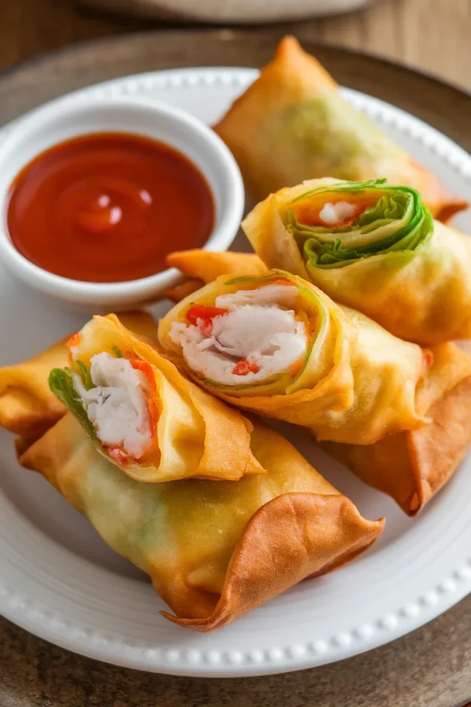 Crab Rangoon Egg Rolls: Crispy on the Outside, Creamy on the Inside, Gone in Seconds 2 Crab Rangoon Egg Roll
