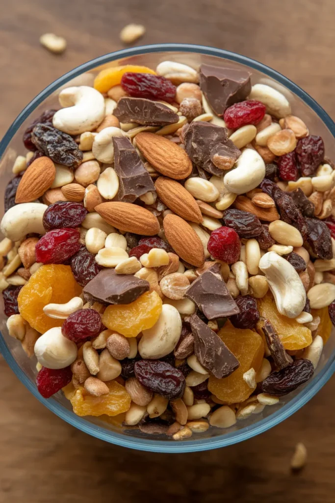 Energy Packed Trail Mix with Dark Chocolate