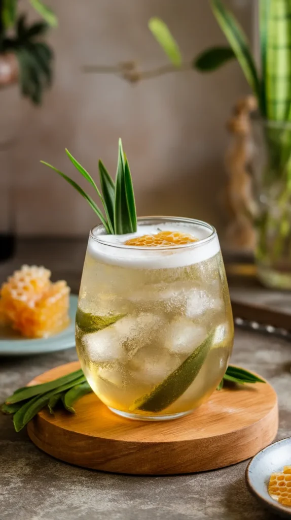 10 Refreshing Spring Cocktails for an Instant Energy Boost 7 Green Tea Honey Gin Spritz