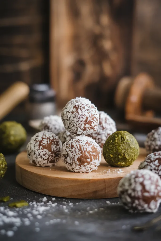 26 Healthy St. Patrick's Day Recipes That Are Naturally Green (No Food Dye!) 2 Matcha Coconut Energy Balls