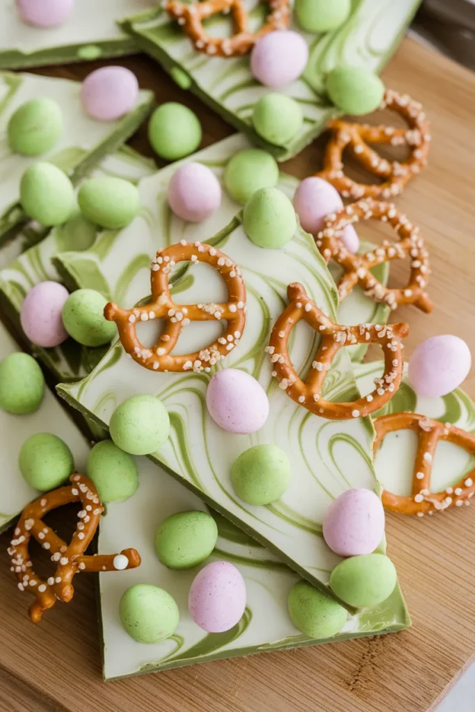 23 Adorable Healthy Easter Desserts Kids and Adults Are Obsessed With (No Junk, All Joy) 20 Matcha White Chocolate Easter Bark