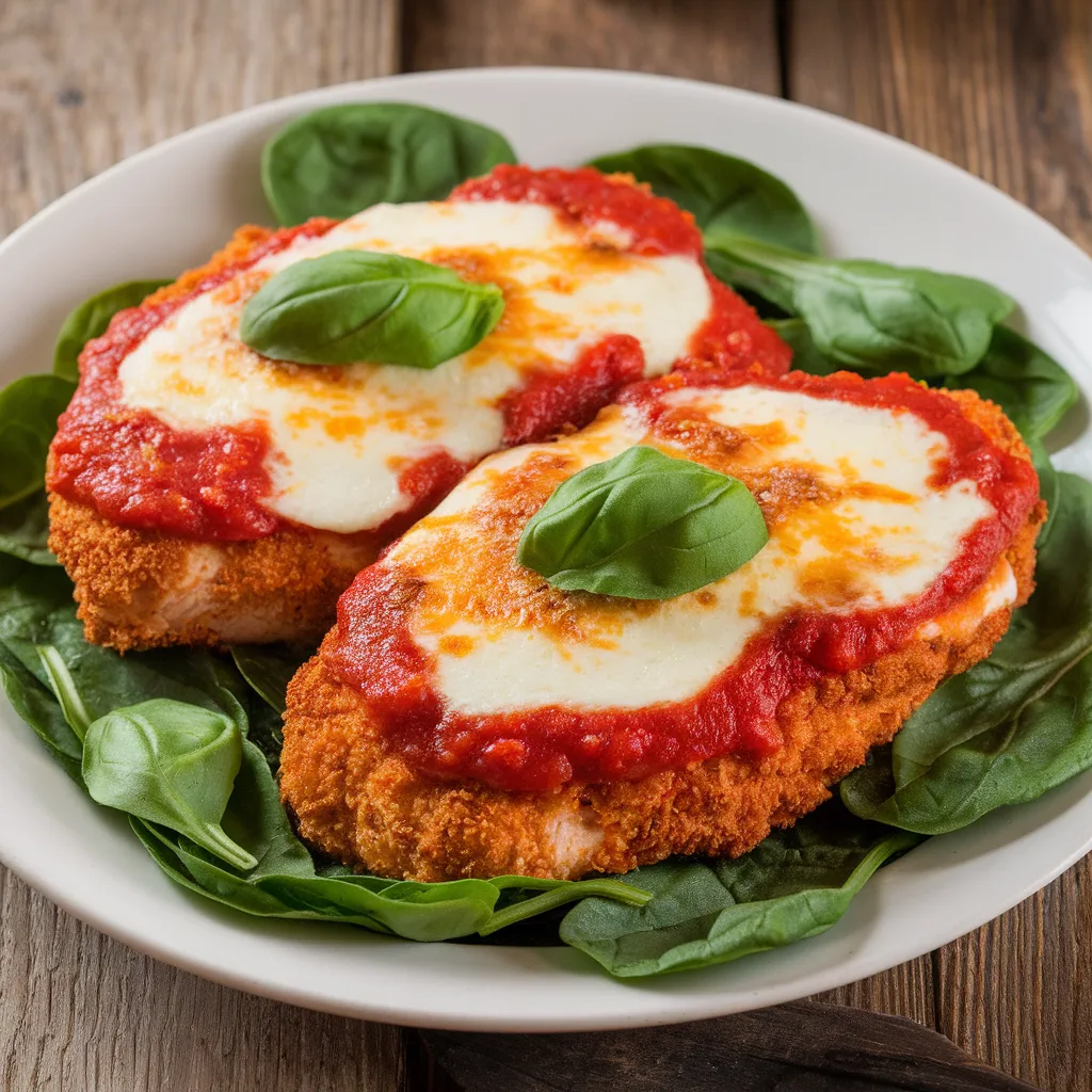 Oven Baked Healthy Chicken Parmesan
