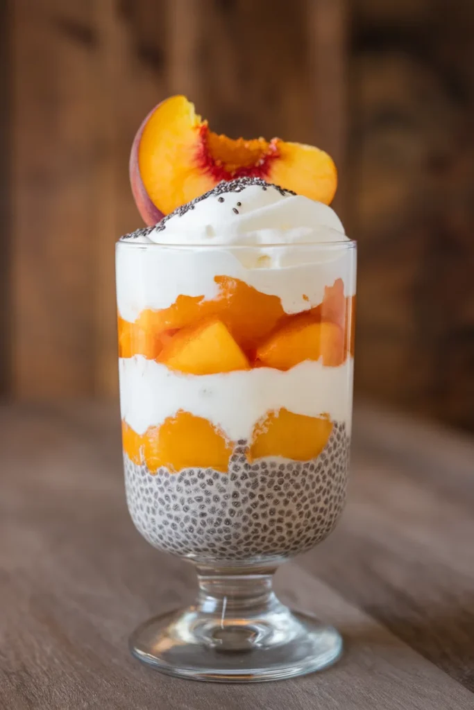 23 Adorable Healthy Easter Desserts Kids and Adults Are Obsessed With (No Junk, All Joy) 21 Peach and Cream Chia Parfaits
