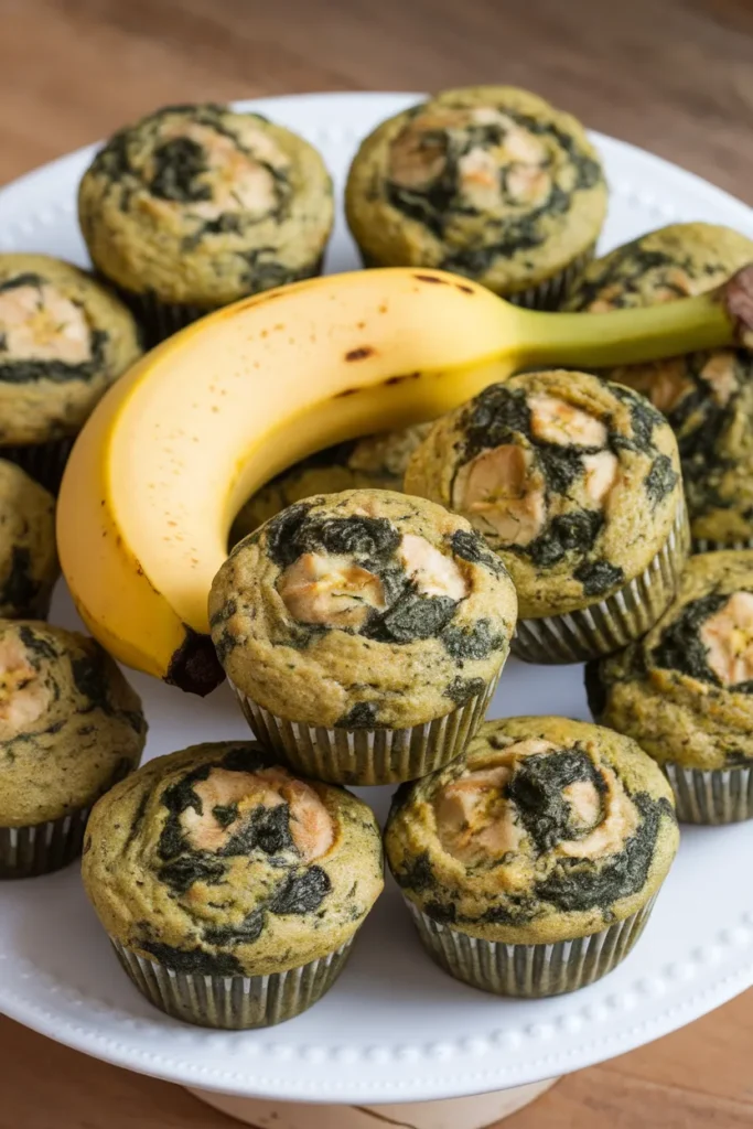 26 Healthy St. Patrick's Day Recipes That Are Naturally Green (No Food Dye!) 14 Spinach Banana Muffins
