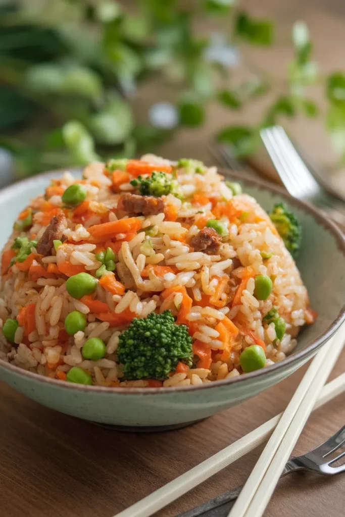 Spring Vegetable Fried Rice 1