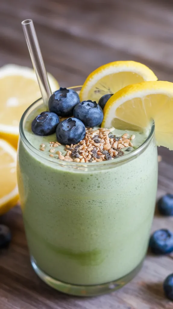 7 Weight Loss Smoothies for Fresh Spring Mornings 6 The Blueberry Lemon Haze