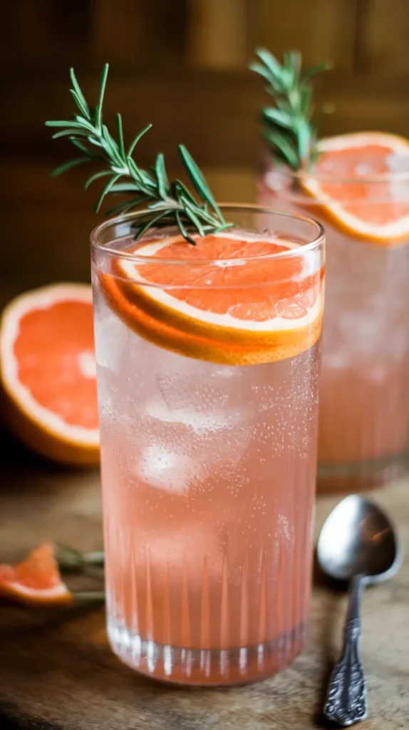 10 Refreshing Spring Cocktails for an Instant Energy Boost 6 The Rosemary Grapefruit Sparkler